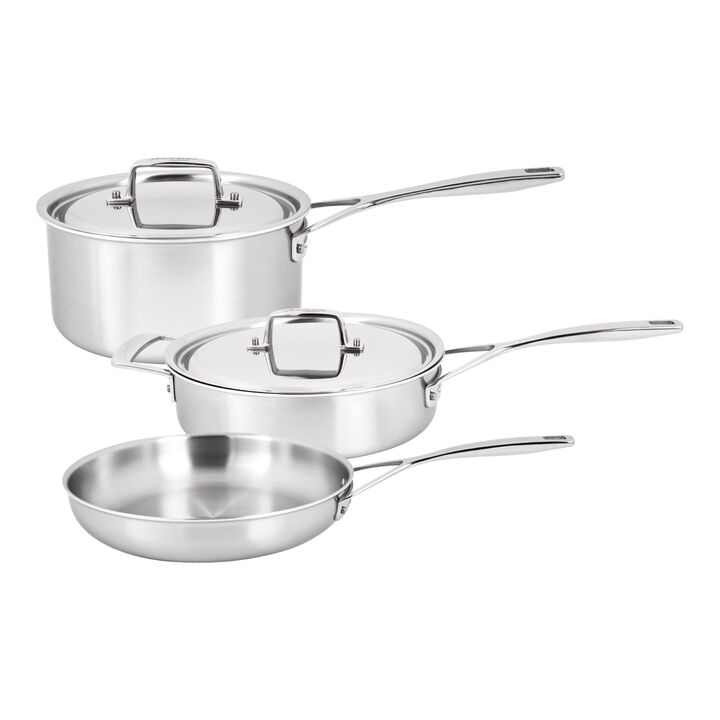 Essential 5, 5 Piece 18/10 Stainless Steel Cookware set, large 1