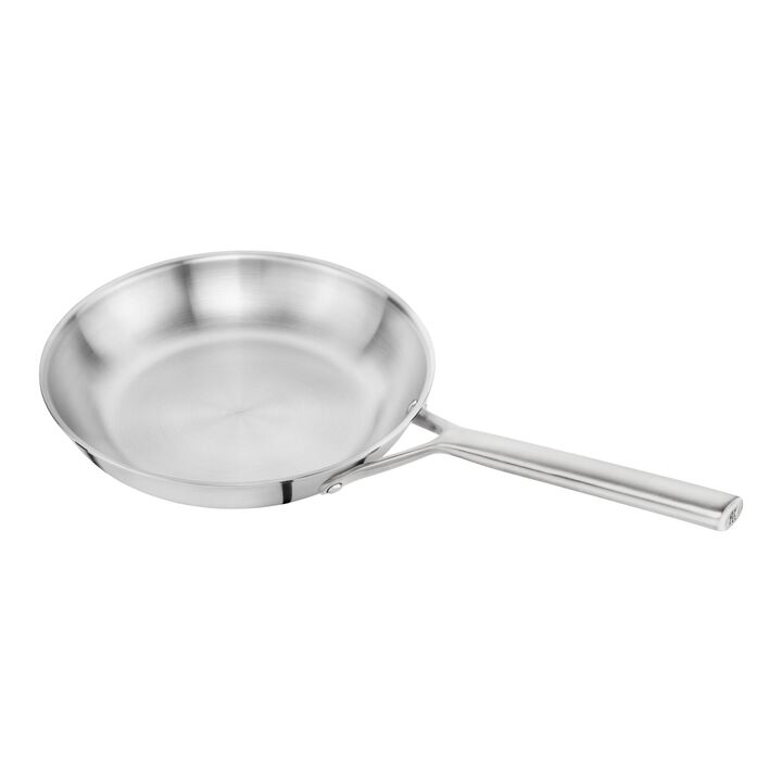 Milano Stainless Steel, Poêle 24 cm, Acier inoxydable, Argent, large 1