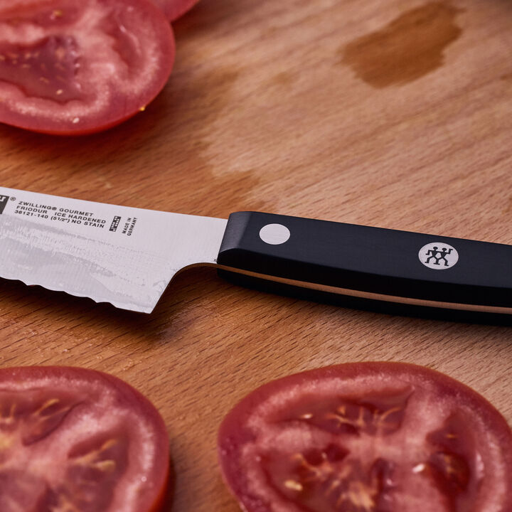 Gourmet, 5.5-inch Prep Knife, Serrated Edge , large 4