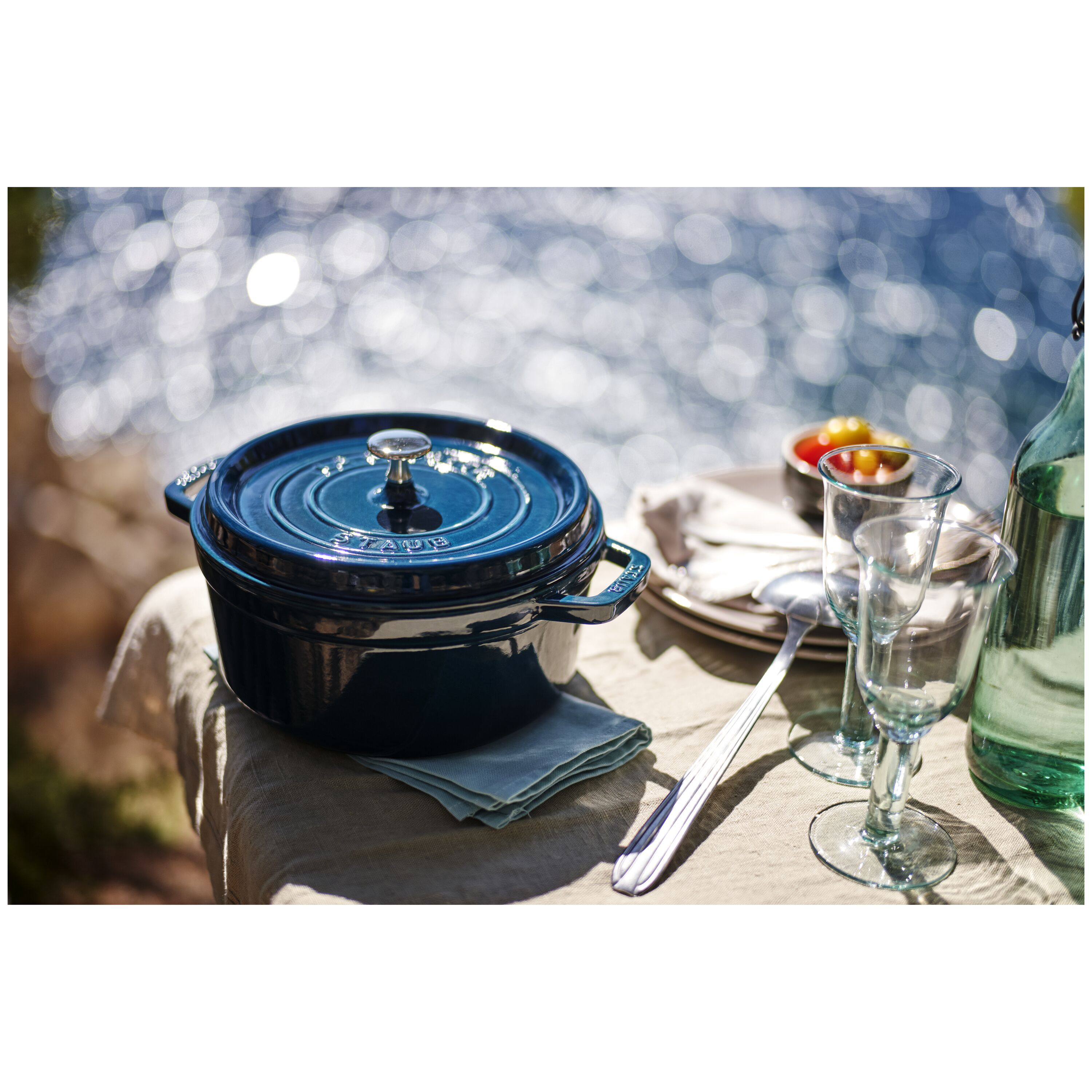 Staub LA COCOTTE Döküm Tencere | Akdeniz Mavisi | 28 cm | 6,75 l