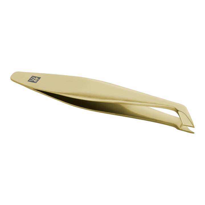 PREMIUM, Cuticle tweezers, 18/10 Stainless Steel | gold, large 3