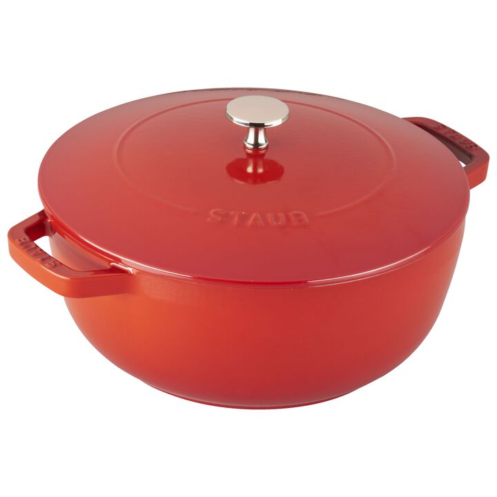 Cast Iron, 3.75 qt, French oven, cherry - Factory Second, large 2