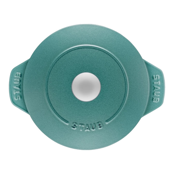 鋳物ホーロー鍋, ラ・ココット de GOHAN 16 cm, ラウンド, ミント, 鋳鉄, large 3