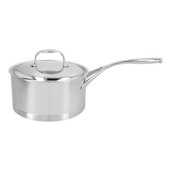 3.2 qt Sauce pan with lid, 18/10 Stainless Steel ,,large 1