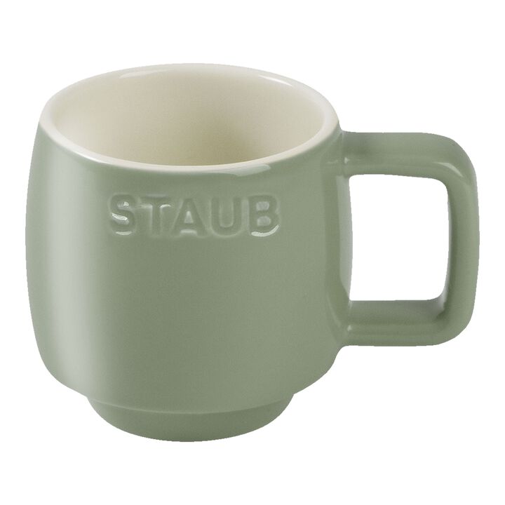Ceramique, 100 ml ceramic Mug eucalyptus, large 1