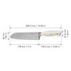 Forged Accent, 7-inch, Hollow Edge Santoku, small 2