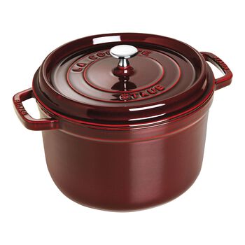 5 qt, round, Tall Cocotte, grenadine,,large 1