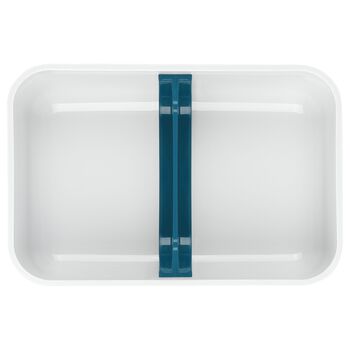 Vakumlu Yemek Taşıma Kabı, L, Plastik, Beyaz-Akdeniz Mavisi,,large 4