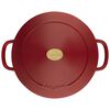 Bellamonte, 5.75 qt, Round, Cocotte, Red, small 6