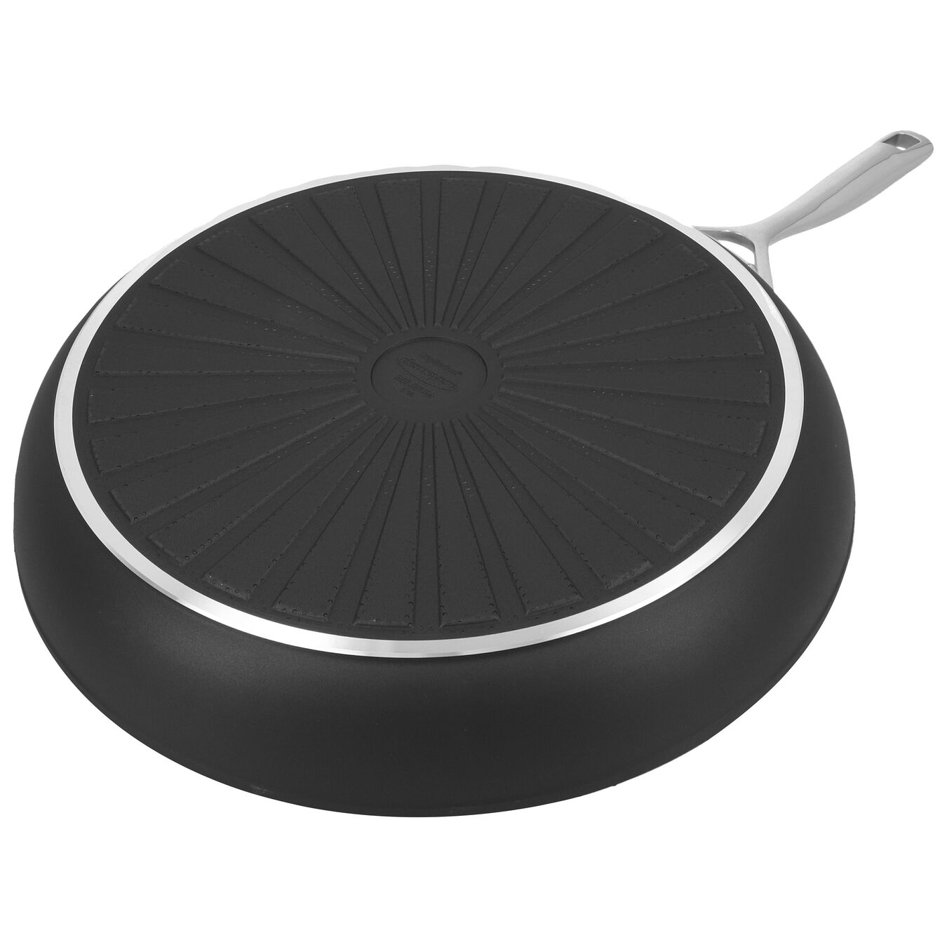 32 cm Aluminum Frying pan silver-black,,large 2