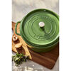 Cast Iron, 5.5 qt, Round, Cocotte, Pistachio, small 3