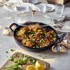 Cast Iron, 3.5 qt, Braiser With Glass Lid, Dark Blue, small 2