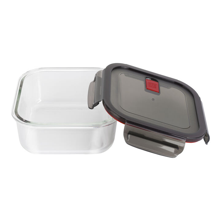 Gusto, 1.1 l borosilicate glass Square Storage Jar, large 4