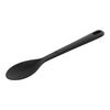 12.25 inch, silicone, Cooking spoon, black matte,,large