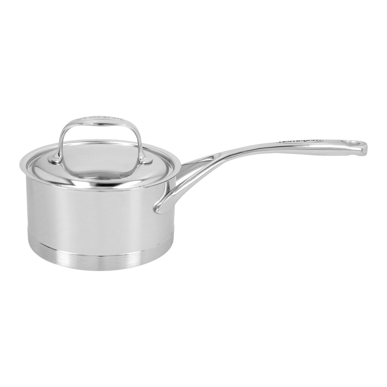 14 cm 18/10 Stainless Steel Saucepan with lid silver,,large 1