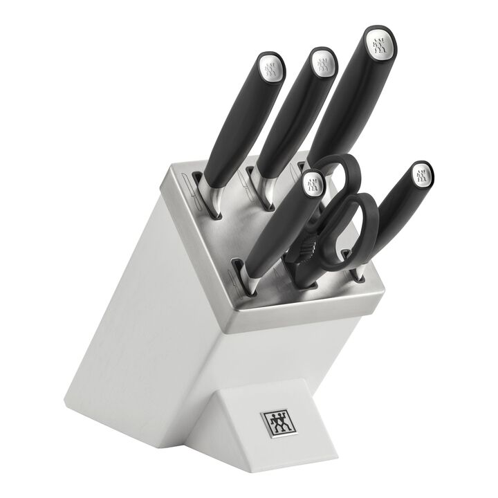 All * Star, 7-pcs, Knife block set, silver, white, large 1