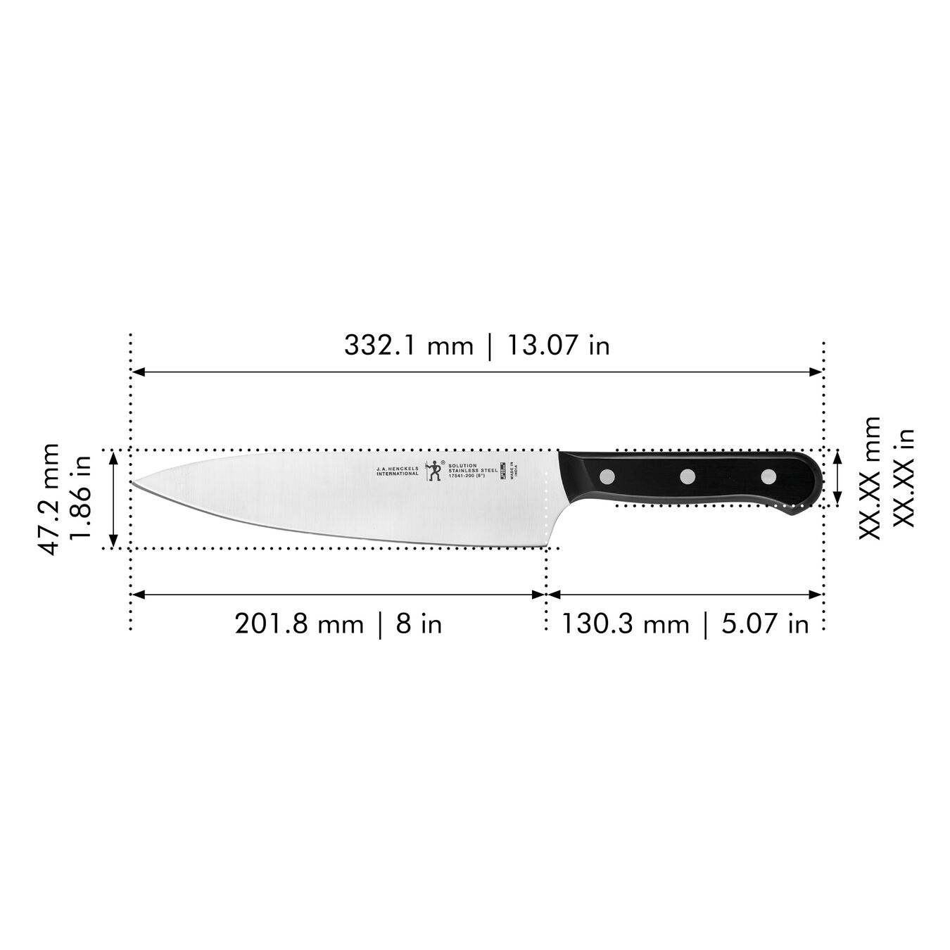 8-inch, Chef's knife,,large 2