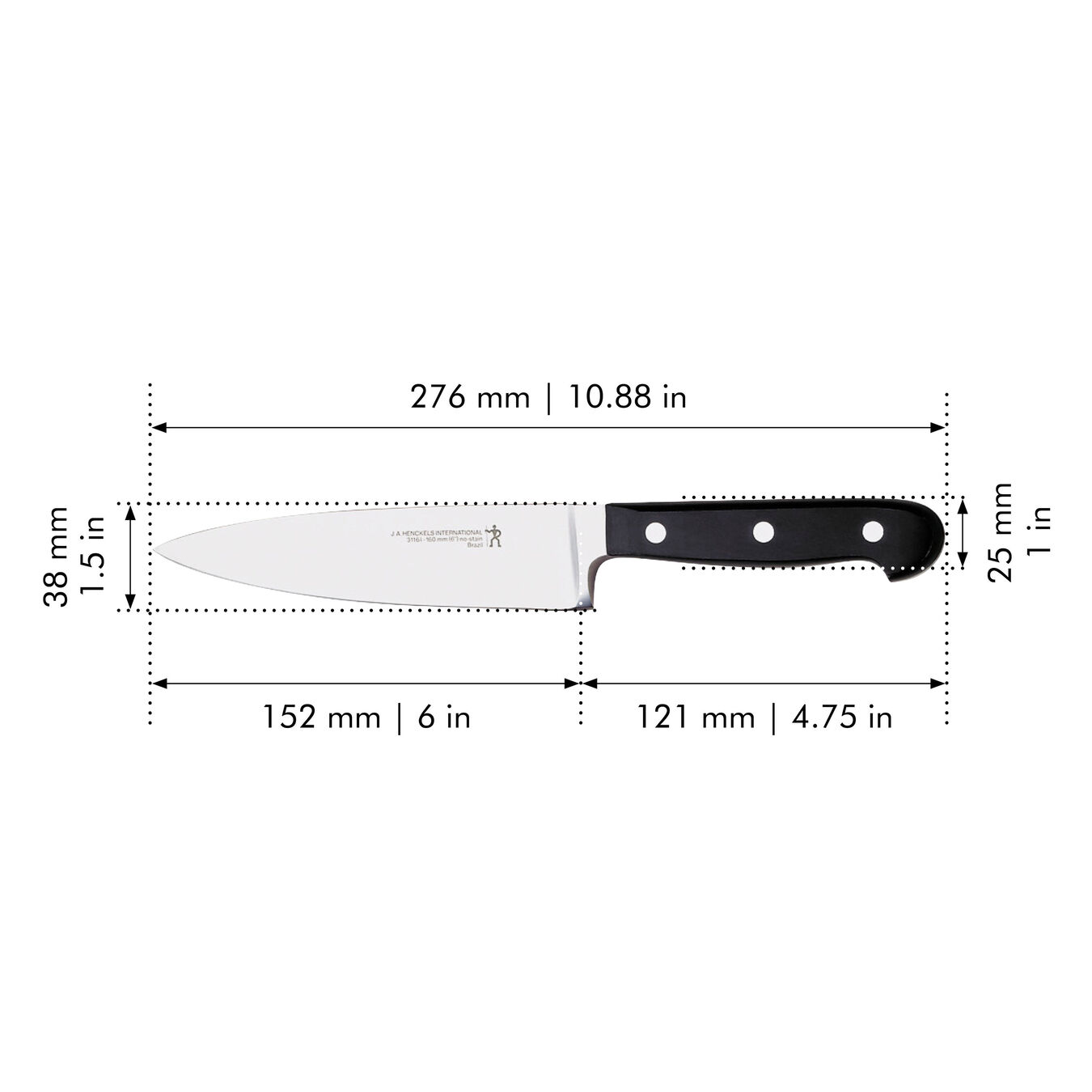 6-inch, Chef's knife,,large 2