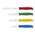 Progressive International Food Safety 4-Piece Paring Knives Set, Assorted Colors
