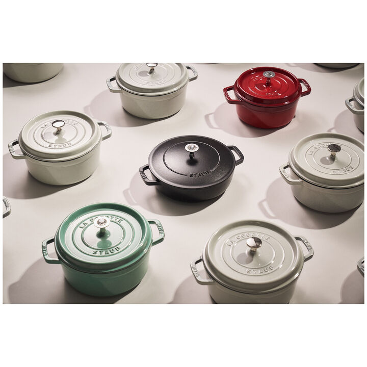 Cocotte och Swarovski-knopp - 28 cm, Mörkblå, large 4