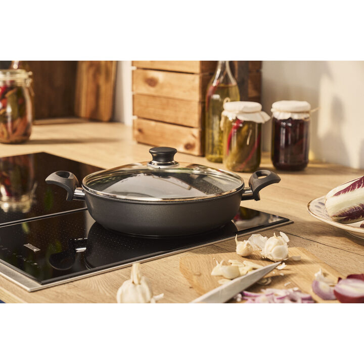 Bologna Ceramic, 36 cm / 14 inch aluminum Wok, large 2