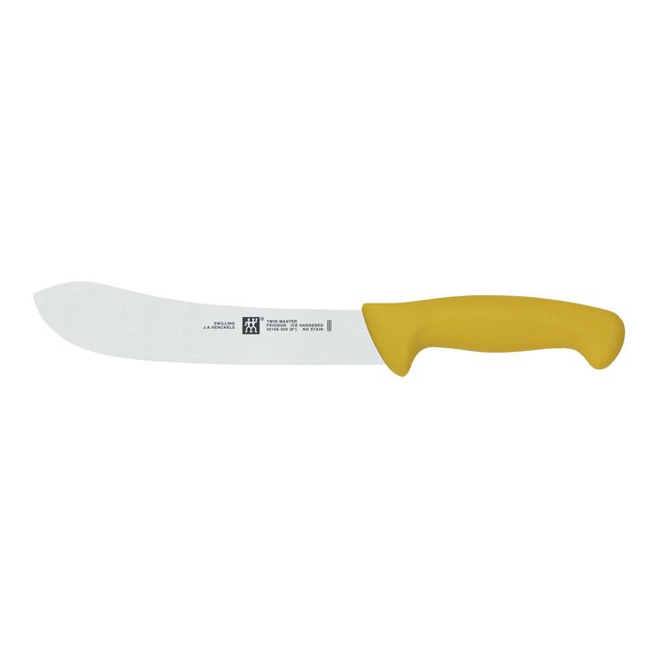 TWIN Master, 8-inch, Butcher knife, yellow, large 1