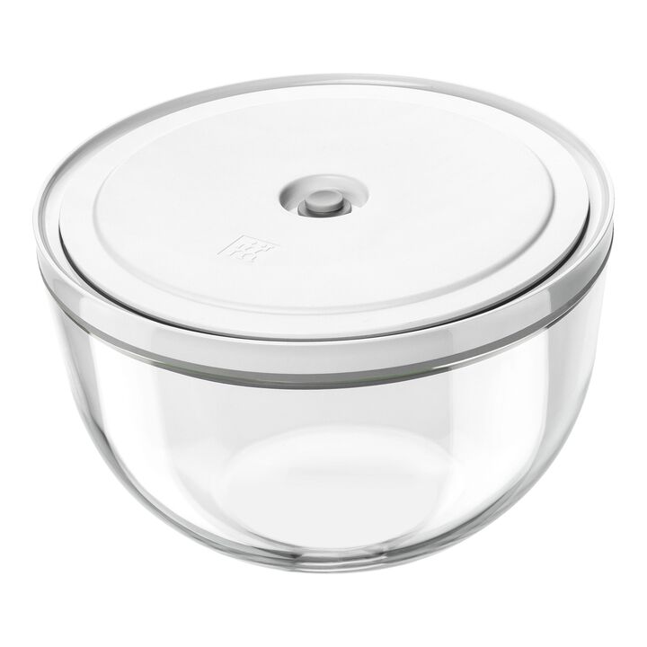 Fresh & Save BOWLS, Vakuumskål L / 24 cm, Glas, Gennemsigtig, large 1