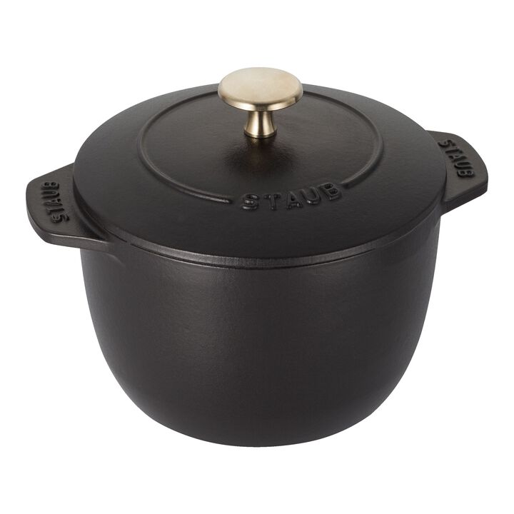 La Cocotte, 16 cm round Cast iron Rice Cocotte black, large 1