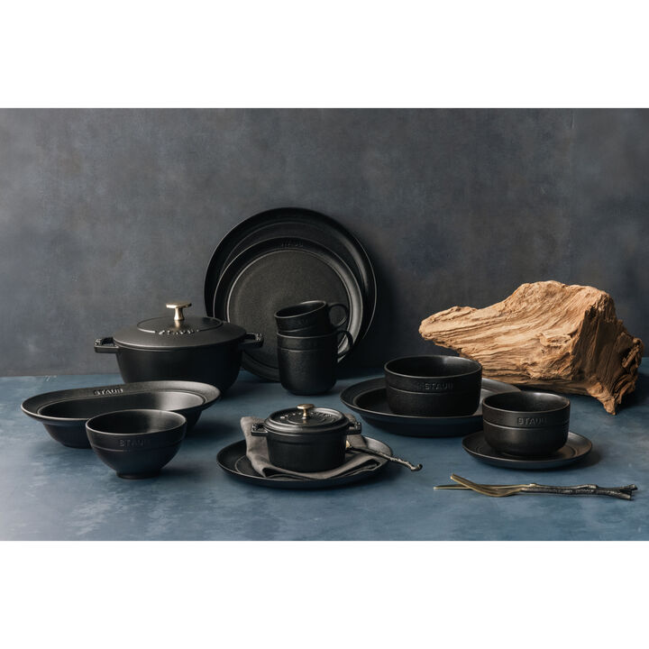 Dining Line, ボウル 12 cm, セラミック, ブラック, large 4