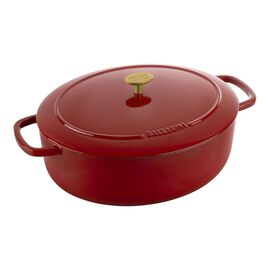 Cocotte ovale - 33 cm, rosso