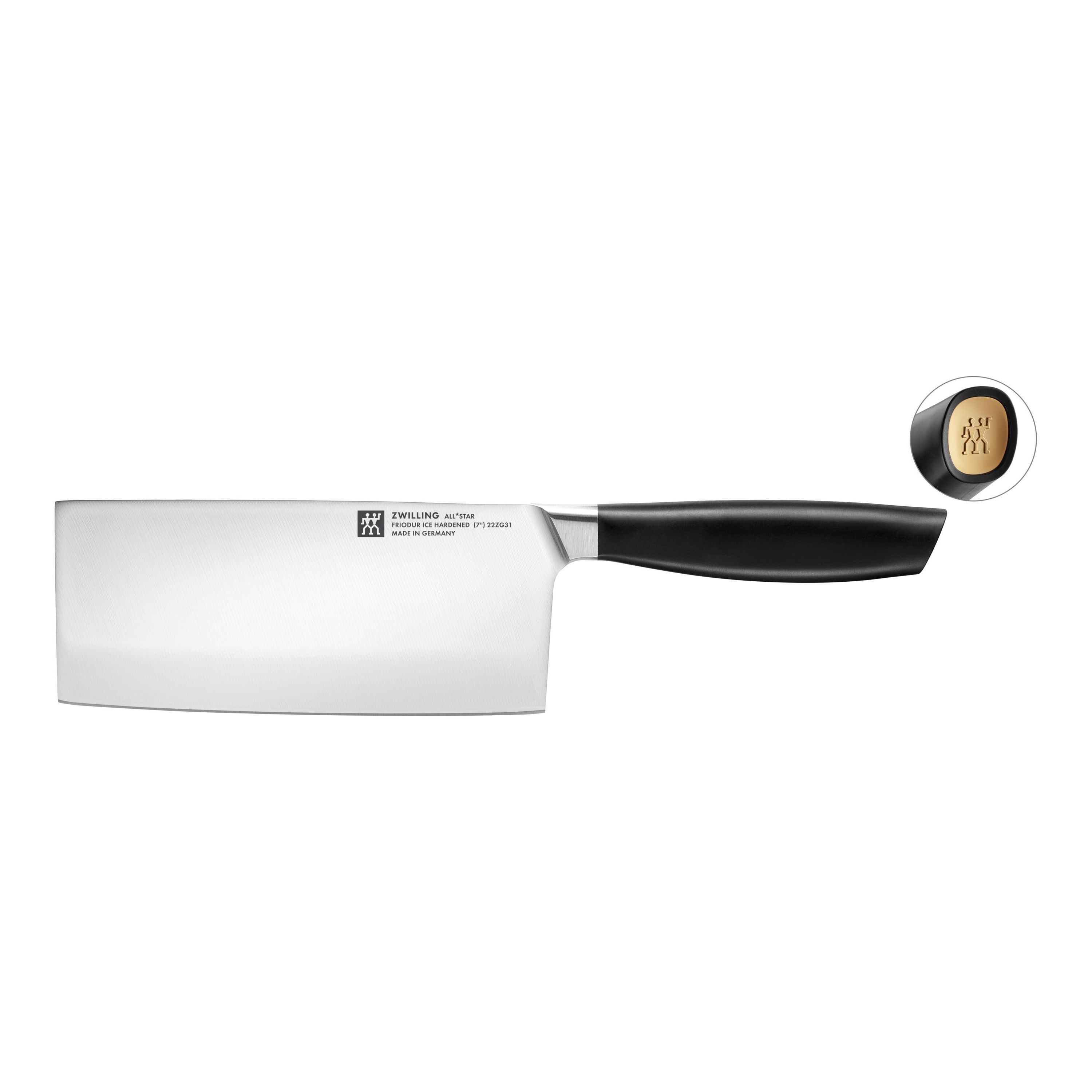 ZWILLING All * Star Couteau de chef chinois 18 cm, or mat