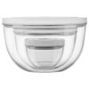 Fresh & Save BOWLS, Vacuum bowl set S/M/L / 6 Piece, glass, transparent-white, small 6