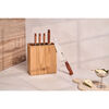 Four Star, 6-pc, Knife block set, brown, small 2