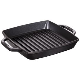 Staub Grill Pans, 23 cm square Cast iron Grill pan black