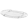 38 cm 18/10 Stainless Steel oval Roaster, silver,,large
