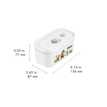 Vakumlu Yemek Taşıma Kabı, S, Plastik, Beyaz-Gri,,large 11