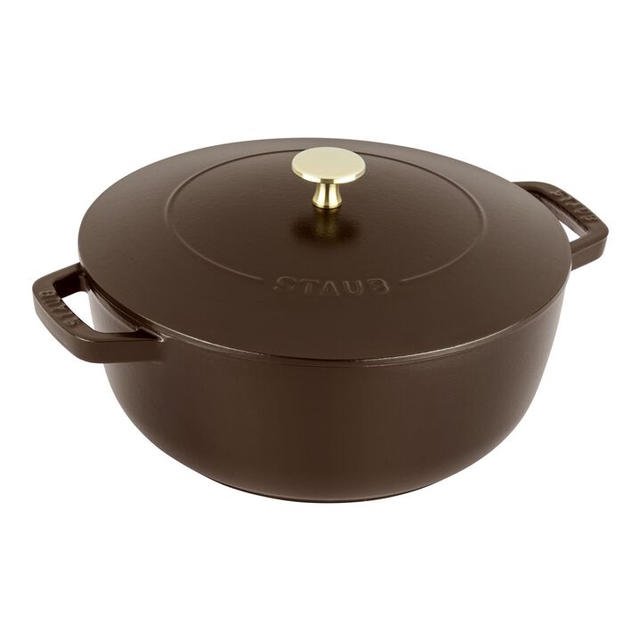 鋳物ホーロー鍋, Wa-NABE・フレンチオーブン 20 cm, 鋳鉄, large 1