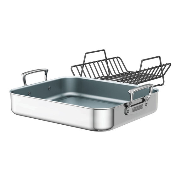 ZWILLING Gourmet Specialties Brushed Stainless Steel Ceramic Nonstick
