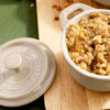 Stoneware, 3-pc, Mini Round Dutch Oven Set, sesame, small 4