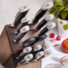 14-pcs, Knife block set, black, small 4