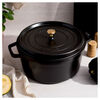 La Cocotte, Cocotte 30 cm, Rond(e), Noir mat, Fonte, small 3