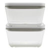 Fresh & Save, L / 2-pc, Large Vacuum Container, Glass, Grey, small 1