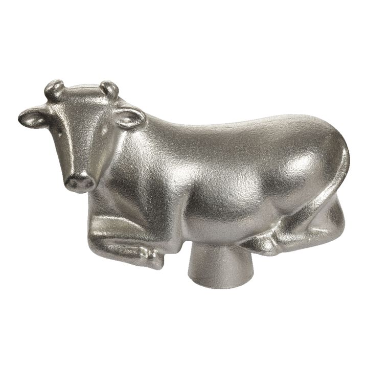 Cast Iron - Accessories, Animal Knob - Cow, large 1