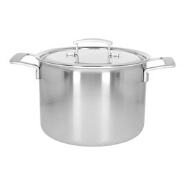 Demeyere Industry, 8.5 qt Stock pot with lid, 18/10 Stainless Steel 