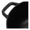 La Cocotte, 5.25 qt, Essential French Oven with Horse Lid, black matte, small 7