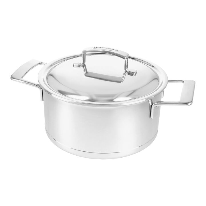 Silver 7, Kookpan met dubbelwandig deksel 22 cm / 4 l, large 2
