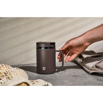 Termo Bardak, 380 ml, paslanmaz &ccedil;elik, &Ccedil;ikolata,,large 6