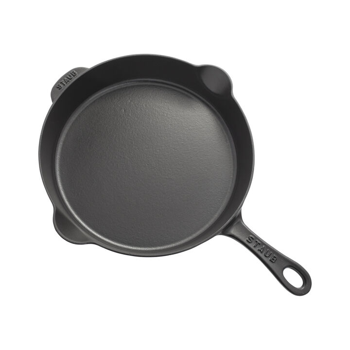 Cast Iron, 11-inch, Traditional Deep Skillet, Black Matte, large 4