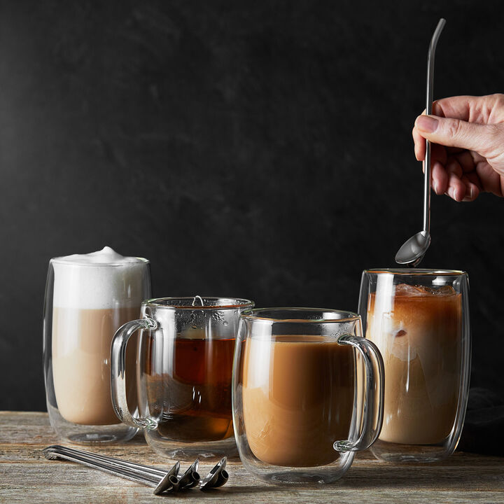 Sorrento Double Wall Glassware, 9-pc  Coffee And Beverage Set, large 4