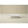 Dining Line,  ceramic oval serving dish, white, small 2